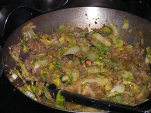 Napa Cabbage Stir Fry